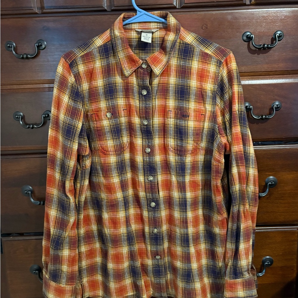 Duluth Trading Co Multicolor Plaid Shirt
